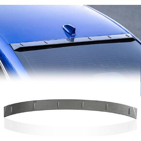 Xprite Rear Roof Spoiler Compatible with Honda Civic 2021-2025 4DR Sedan, 11th Civic Roof Window Spoiler, Rear Window Visor Spoiler Wing, JDM Style ABS Material- Glossy Black
