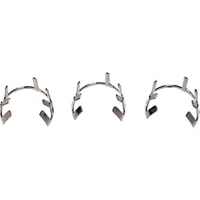 Dorman 800-008 13 mm Metal Fuel Line Retaining Clips, 3 Pack Universal Fit
