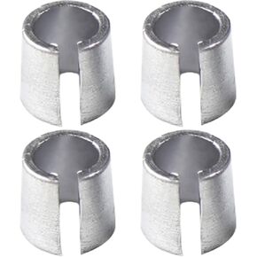 Car Battery Post Shims, Pure Lead Anode Cathode Terminal Converter Adaptor, Positive & Negative Battery Terminal Post Sleeves, Universal Car Accessories for Most Vehicles (2PCS)