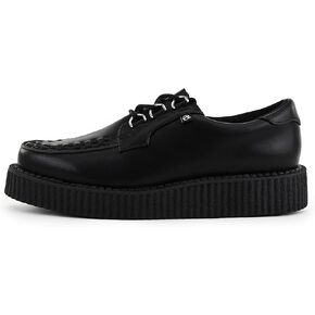T.U.K. Black Anarchic Creeper Shoes for Women and Men