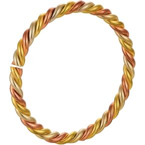 Liu Jun Copper Tensor Bracelet ، Pure Copper Ring Bracelets Solid Copper Twisted Handmade Bangle for Women Health Jewelry Gifts