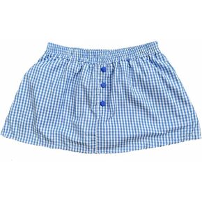 Womens Gingham Mini Skirts Y2k Going Out Elastic Waistband Plaid Checkered Streetwear Cute Summer Boxer Short Skirt