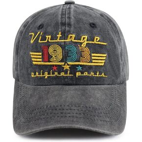 Kahhrepa Funny Adjustable Embroidered 32nd 52nd 82nd 92nd Year Old Party Decorations Baseball Cap