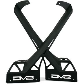 DV8 Offroad | LBJL-07 | A-Pillar Light Bar Mount for 2020-Current Wrangler JL 392 Edition & Gladiator JT Mojave Edition | Mounts Along Windshield | Fits 50-52 inch Light Bar | Steel Construction