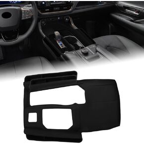 Silicone Gear Shift Panel Cover for 2023 2024 2025 Toyota Grand Highlander, Anti-Slip Scratch-Resistant Shift Knob Cover with 2 Slots, Interior Cover Trim Toyota Grand Highlander Accessories