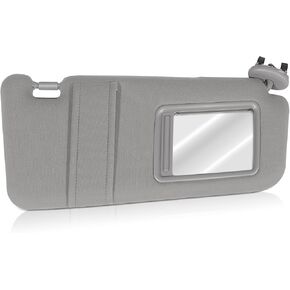 Right Side Side Sun Visor بدون فتحة سقف ملائمة لعام 2006 2007 2008 2008 2010 2011 لـ Toyota Camry Gray Sunvisor استبدال 74310-06750-B0