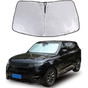 الزجاج الأمامي المتوافق مع Range Rover Sport 2023-2025+، الزجاج الأمامي Sunshade Sunshade قابلة للطي قابلة للطي للأشعة فوق البنفسجية والشمس التلقائية للملحقات الداخلية (النمط ج)