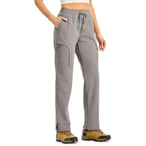 Gopune Women's Hiking Cargo Pants Lightweight Quick Dry Water Resistant Camping Work Travel Pants