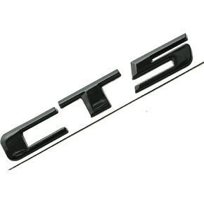 1x CT5 Metal Letter Emblem Nameplate Sport Compatible with CT5 Rear Trunk Decklid Letter Badge (Glossy Black)
