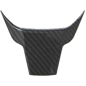 for CR-V Carbon Fiber Steering Wheel Trims Inner Wheel Button Decoration Cover for Honda CRV 2017 2018 2019 2020 2021 (Steering Wheel Trim)