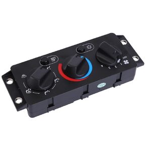 Ac Heater Climate Control Switch Zcargel HVAC Temperature Control Panel Fit for Mack Chu/Cxn/Gu Chu612 Chu613 Chu614 Cxu612 Cxu613 Cxu614 Heater Air Switch Control Module 20992943 25110700 21169150
