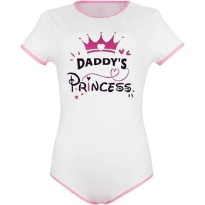 Cotton Bodysuit Romper Onesie Pajamas Bodysuit Top Button Crotch Onesies-Be Ur Princess