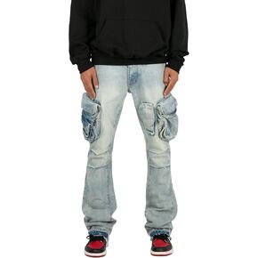 mnml Men's B484 Flare Denim