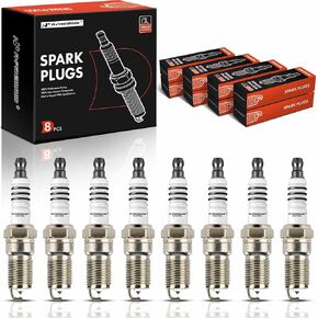 A-Premium Iridium & Platinum Spark Plugs Compatible with Ford, Lincoln Vehicles - V8 4.6L 5.4L- F-150, F-250, Expedition, Navigator, E-150, E-250 Econoline, Excursion, Panoz, VPG, 1998-2012, Pack of 8