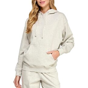 Women's GOTS Certified 100% Organic Cotton Heavyweight Oversized Hoodie Sweatshirt