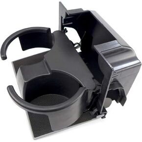 Rear Center Console Cup Holder Fits for Nissan Frontier Xterra Pathfinder 2005-2019 OE Replacement 96965-ZS00A, 96965-ZP00C, 96965-ZP00D- Rear Seat Center Console Cup Holder Insert(Black+ Light Gray) in Kuwait