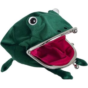 Frog Purse,Anime Gift,Cute and Stylish,Coin Wallet,The Dutch Velvet Wallet,for Kids and Adults(Red Mouth) in Saudi Arabia