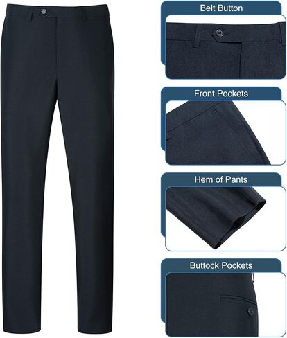 Men's Suit Slim Fit 2 Piece Suits for Men, Two Button Blazer Jacket Pants Set with Tie for Wedding Business Dinner in Saudi Arabia