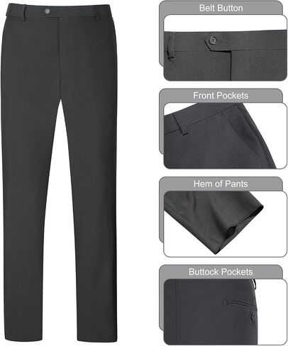 Men's Suit Slim Fit 2 Piece Suits for Men, Two Button Blazer Jacket Pants Set with Tie for Wedding Business Dinner in Saudi Arabia
