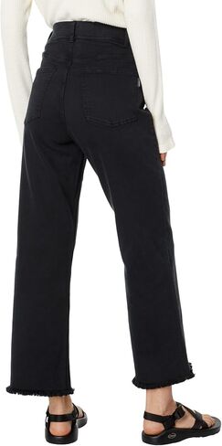 Toad&Co Balsam Seeded Cutoff Pant - Pants for Women - Button Closure - Raw Hem - Distressed Detailing in Saudi Arabia