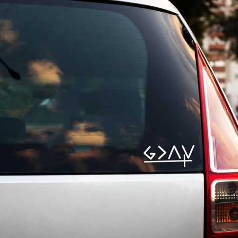 Pack 3. God is Greater Than The Highs and lows, Easter Sticker Book, Easter Vinyl Stickers for Rearview Mirror, Laptop, Water Bottles, Car Stickers, Jesus Stickers, Christian car Decals (GAV) in Saudi Arabia
