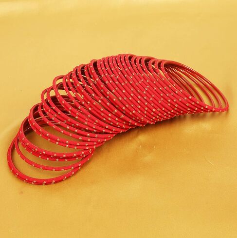 Touchstone Colorful Bangle Collection Indian Bollywood Alloy Metal Golden Glaze Wrist Enhancing Designer Jewelry Bangle Bracelets for Women. in Saudi Arabia