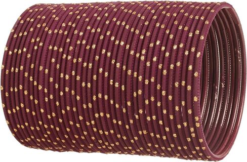 Touchstone Colorful Bangle Collection Indian Bollywood Alloy Metal Golden Glaze Wrist Enhancing Designer Jewelry Bangle Bracelets for Women. in Saudi Arabia