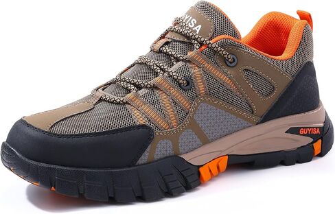 Steel Toe Shoes for Men,Non Slip Lightweight Work Shoes,Construction Industrial Work Boots,Comfortable Breathable Safety Steel Toe Sneakers for Men. in Saudi Arabia
