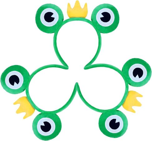 NENMATTE Frog Headbands Frog Eyes Headbands,Funny Frog Hair Head Band for Festival Party Frog Costume Hairbands Green Frog Headpiece Animal Theme Cosplay Hair Accessories for Women Girls in Saudi Arabia