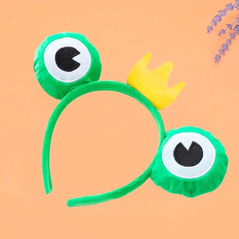 NENMATTE Frog Headbands Frog Eyes Headbands,Funny Frog Hair Head Band for Festival Party Frog Costume Hairbands Green Frog Headpiece Animal Theme Cosplay Hair Accessories for Women Girls in Saudi Arabia