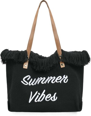 Large Canvas Tote Bag for Women,Travel Utility Bag,Beach Tote Bag for Swim,Travel,Shopping in Saudi Arabia
