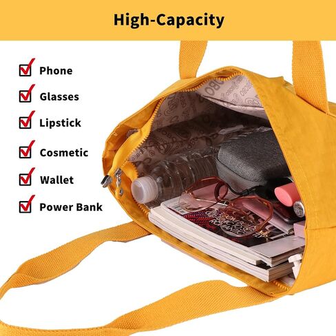 Waterproof Tote Bag for Women Work Travel Shoulder Purse with Zipper Lightweight 15.6 Inch Computer Briefcase Bag in Saudi Arabia