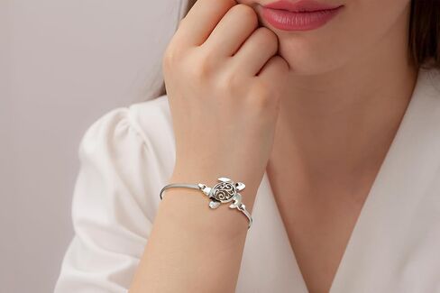 FashionJunkie4Life 925 Sterling Silver Bangelets الفريدة من نوعها للنساء in Kuwait