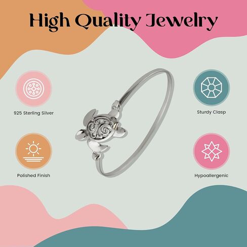 FashionJunkie4Life 925 Sterling Silver Bangelets الفريدة من نوعها للنساء in Kuwait