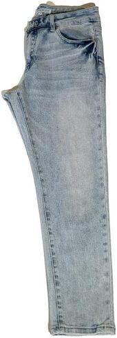 Men's Slim Fit Jeans - Mid Rise & Stretchy Denim Pants for Men - Casual Denim Jeans - Tapered Jeans for Men in Saudi Arabia