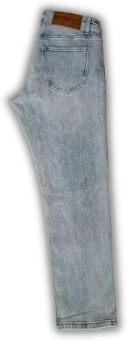 Men's Slim Fit Jeans - Mid Rise & Stretchy Denim Pants for Men - Casual Denim Jeans - Tapered Jeans for Men in Saudi Arabia
