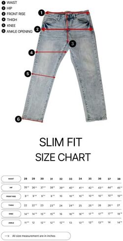 Men's Slim Fit Jeans - Mid Rise & Stretchy Denim Pants for Men - Casual Denim Jeans - Tapered Jeans for Men in Saudi Arabia