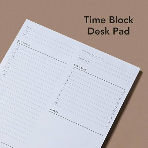 MiGoals Undated Daily Goals Desk Pad - Productivity To Do List Notepad - 50 Pages, B5 in Saudi Arabia