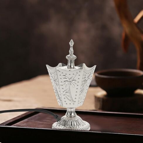 Cabilock Arabian Electric Bisense Burner Vintage Style Decorative Copper Coper for Home Decor 110V in Kuwait