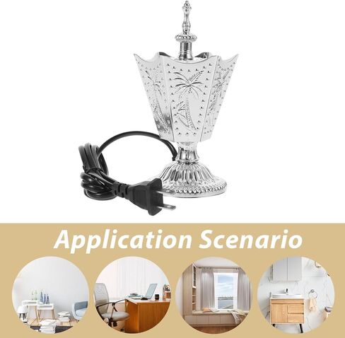Cabilock Arabian Electric Bisense Burner Vintage Style Decorative Copper Coper for Home Decor 110V in Kuwait