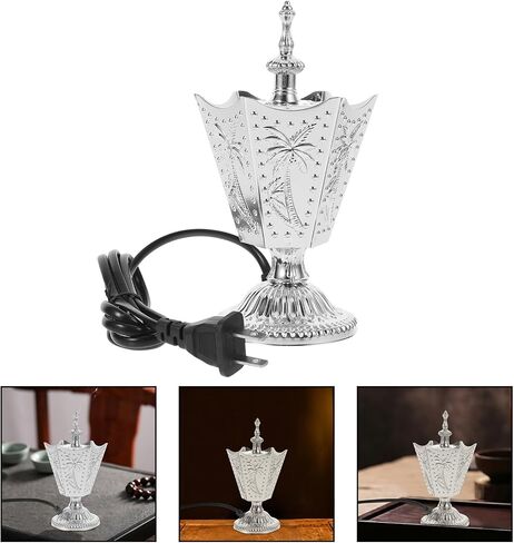 Cabilock Arabian Electric Bisense Burner Vintage Style Decorative Copper Coper for Home Decor 110V in Kuwait