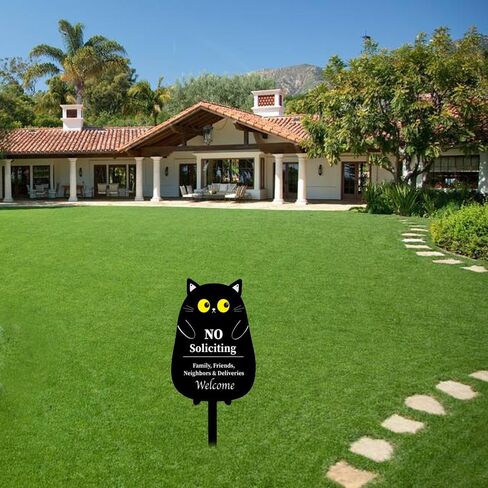 No Soliciting Sign for House Funny Metal No Solicitation Signs for Front Door Private Hanging No Solicitors Sign for Home in Saudi Arabia