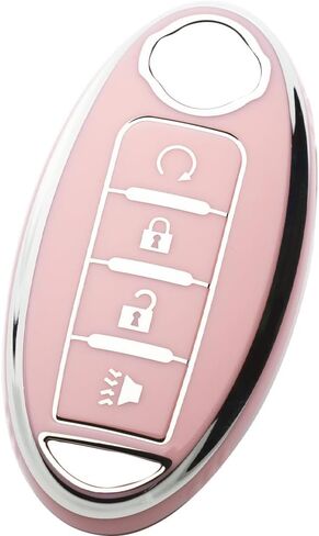 Key Fob Cover Fit for Nissan Altima Rogue Sentra Pathfinder Frontier Maxima Titan Armada Versa Smart Key in Kuwait