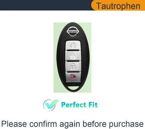 Key Fob Cover Fit for Nissan Altima Rogue Sentra Pathfinder Frontier Maxima Titan Armada Versa Smart Key in Kuwait