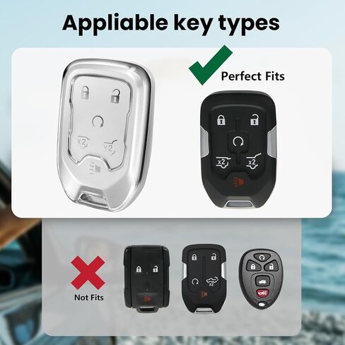 for Lexus Key Fob Cover with Metal Braided Keychain, Upgraded Soft Case for GS GS-F ES IS IS-F RC RC-F NX LX570 RX350/450h (4 buttons) Key Fob Shell (Gold Edge, A1) in Saudi Arabia