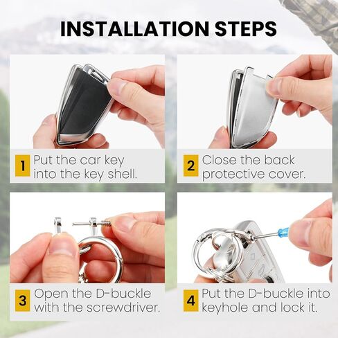 for Lexus Key Fob Cover with Metal Braided Keychain, Upgraded Soft Case for GS GS-F ES IS IS-F RC RC-F NX LX570 RX350/450h (4 buttons) Key Fob Shell (Gold Edge, A1) in Saudi Arabia
