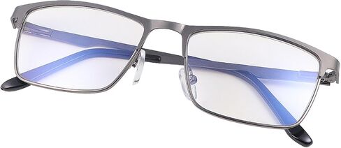 MIRYEA Blue Light Blocking Glasses UV400 Sunglasses Computer Gaming Eyeglasses Eye Protection Metal Eyewear for Men and Women in Saudi Arabia