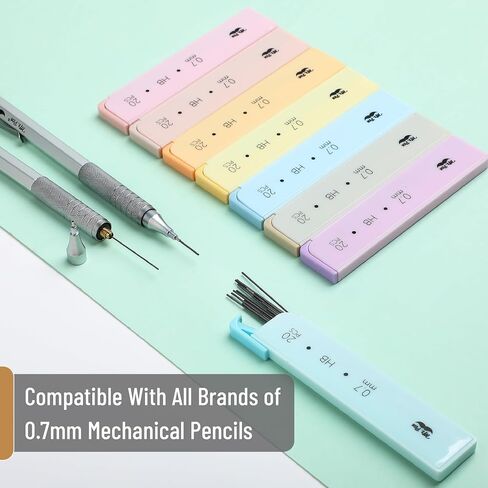 Mr. Pen- 0.7 Millimeter Lead Refills for Mechanical Pencils, HB, 8 Pack, 160 pcs, 0.7 Lead Refills, 0.7 mm Lead Refills, Pencil Lead 0.7 Refill, Lead Pencils Mechanical 0.7, 0.7mm Lead Refills in Saudi Arabia