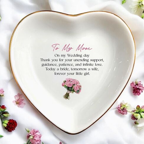 Thank You For Loving My Son Ring Dish Gift-Daughter In Law Gifts From Mother In Law-Ring Trinket Dish Jewelry Tray From Mother-in-law-Memorable Birthday,Wedding,Engagement,Christmas,Thanksgiving in Kuwait