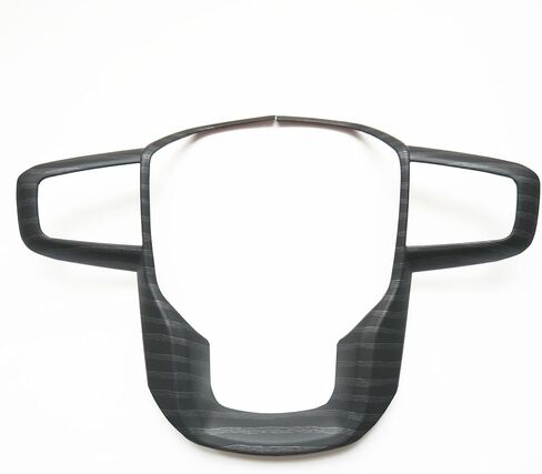 Carbon Fiber Style Interior Steering Wheel Trim Accessories for GMC Yukon XL 2021-2024 / Sierra 1500 2019-2025 / 2500HD 3500HD 2020-2025 (Black Wood Pattern) in Kuwait